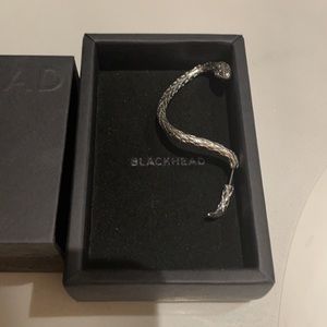 Silver Snake earring
